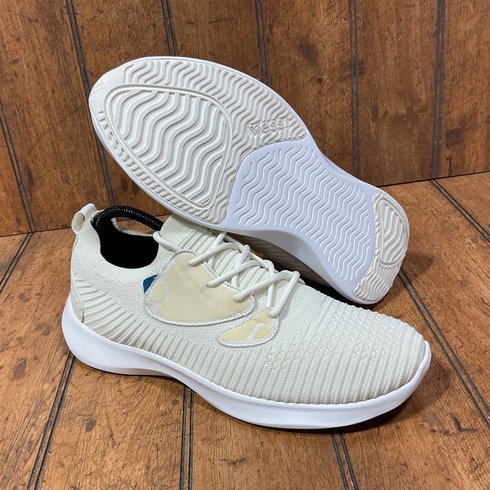 Vessi Everyday Move 2.0 Women's 10 Lace Up Waterproof Shoes Sneakers Polar White